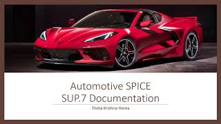 ASPICE SUP 7 Documentation [upl. by Halfon]