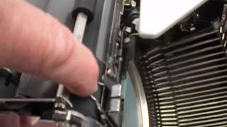 How to Repair Olympia SM9 Portable Manual Typewriter Slow Moving Carriage Tabulator [upl. by Nefets]