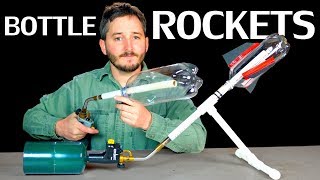 Simple Bottle Rocket Launcher Propane [upl. by Perri]