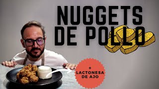 NUGGETS DE POLLO  LACTONESA DE AJO  TIPS DE SEGURIDAD E HIGIENE [upl. by Aneetsirhc801]