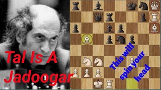 Giuseppe Laco vs Mikhail Tal Tal amazing chess game Tal famous chess game Tal best sacrificetal [upl. by Roxanne]