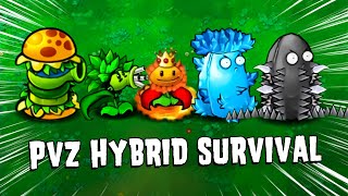 Plants Vs Zombies Hybrid  Survival Mode  Best Battle PVZ  Hybrid Plants Gameplay amp Download [upl. by Natty574]