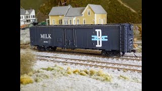 HO Scale BampM Milk Car Project Part 5 [upl. by Wane297]