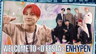 평점 만점 드리겠습니다💁‍♂️💯┃ WELCOME TO ‘DFESTA’ BEHIND ENHYPEN [upl. by Aneen]