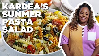 Kardea Browns Summer Pasta Salad  Delicious Miss Brown  Food Network [upl. by Oriane956]