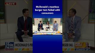 McDonald’s president reveals failed ‘McPlant burger’ idea was shelved shorts [upl. by Luapnaej]