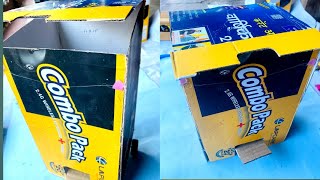 How to make Dustbin using keyboard cover box DIY at home [upl. by Caprice]