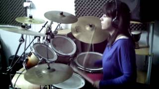 Maroon 5  Wont Go Home Without You drum cover by Miruna [upl. by Loriner160]