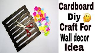 Diy  Cardboard Craft Ideas For Home Decor  How To Craft  Girish Craft [upl. by Hannah]