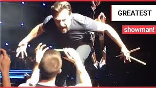 Hugh Jackman went quotfull Wolverinequot for a fan  SWNS TV [upl. by Brianne]