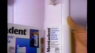 1993 Mentadent Toothpaste Commercial [upl. by Inman]