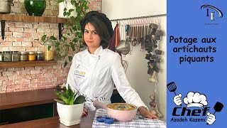 Profitez de la cuisine avec Learnandenjoy  Potage aux artichauts piquants [upl. by Notla593]