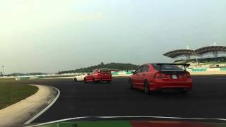 Topfoil touge evo9 at f1 circuit sepang [upl. by Tepper255]