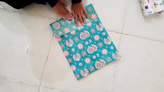 MEMBUAT PAPER BAG DARI KERTAS KADO [upl. by Rapp]