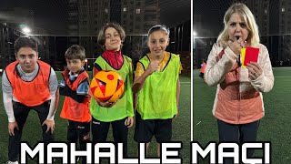 ANNEMLE MAHALLE MAÇI YAPTIK CHALLENGE  PİZZASINA [upl. by Mook]