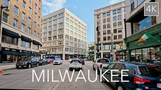 Milwaukee Wisconsin City Driving Tour 4K  Brew City Drive [upl. by Leasia]