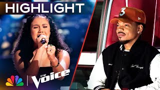 Serenity Arce Transforms Herself on Stage with Her Cover of quotUnfaithfulquot  The Voice Knockouts  NBC [upl. by Hgielar]