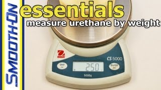 Measuring Urethane Mold Rubber by Weight  Mold Making Essential [upl. by Carnes]