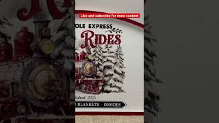 North Pole Express Wood Sign [upl. by Annissa]