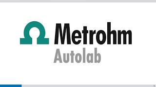 Metrohm Autolab NOVA 2 – Windower Data Analysis [upl. by Anidene48]