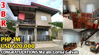 1M PHP 2Storey House Design  96Sqm  3Bedrooms2Cr  Congratulations Maam Lorna Galvan [upl. by Waiter]