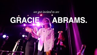 seeing Gracie Abrams LIVE reacting to her new album The Secret of Us [upl. by Lirret]