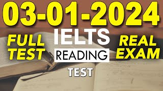 IELTS READING PRACTICE TEST 2023 WITH ANSWER  03012024 [upl. by Savill354]