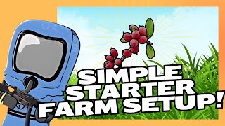 Simple Starter Farm Setup  Rust  2024 [upl. by Thgiled]