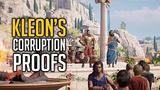 Assassins Creed Odyssey  WHERE IS KLEONS CORRUPTION PROOF IS LOCATED  GamZee [upl. by Choong]