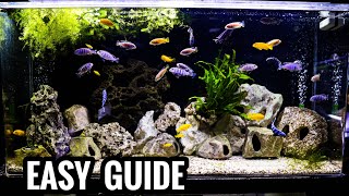 How to Setup an AFRICAN CICHLID Aquarium [upl. by Llerdnek]