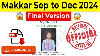 makkar speaking  makkar ielts makkar final sep to dec  Makkar sep to dec 2024 pdf  ielts speaking [upl. by Elehcar]