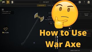 How to use the War Axe  Mordhau [upl. by Decker140]