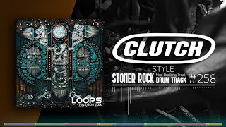 Stoner Rock Drum Track  Clutch Style  165 bpm [upl. by Namilus]