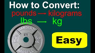 Converting lbs to kg lbs to kg conversion Conversions of pounds to kilograms [upl. by Anires]