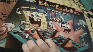 SpongeBob SquarePants Eels And Escalators Board Game Review [upl. by Ahsemed]