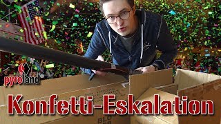 KonfettiShooter ELEKTRISCH ZÜNDEN  Eskalation  Pyroland [upl. by Craggy]