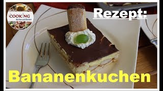 Bananenkuchen  Bananenschnitten einfach und schnell [upl. by Buatti]