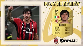 PERFECT MIDFIELDER 💯 84 TONALI PLAYER REVIEW FIFA 23 ULTIMATE TEAM [upl. by Atronna]