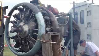 Sternmotor Radial engine Ash 62 IR Flugzeugmotor [upl. by Anwaf]