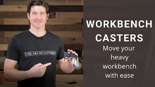 Workbench Casters  Installation amp Review [upl. by Atinhoj]