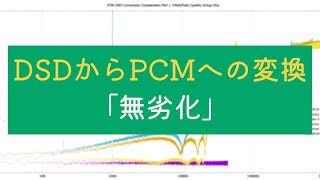 DSDからPCMへの変換は想像以上に音質が落ちることをできるだけ避けながら変換 [upl. by Nylikcaj242]