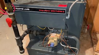 Teledyne Laars MiniTherm II JVT model 1996 pilot on but boiler won’t fire FIX and troubleshoot [upl. by Ardin]