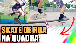 ROLE DE SKATE DE RUA NA QUADRA  ANDANDO NA PISTA amp AMIGOS MANOBRANDO Dia normal de skate Edit 2 [upl. by Vento]