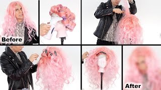 HOW TO CREATE A DRAG WIG WITH CHEAP WIGS [upl. by Carn]