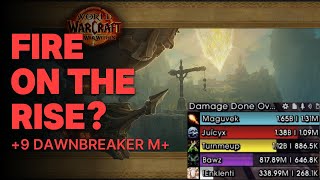 131M Overall No Aug 9 Dawnbreaker Fire Mage M Season 1 The War Within [upl. by Eimat]