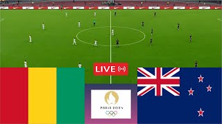 🔴Guinea U23 vs Aotearoa U23 LIVE⚽Paris Olympics 2024  videogame simulators [upl. by Hax160]