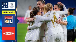 HIGHLIGHTS  Olympique Lyonnais vs SK Brann UEFA Womens Champions League 202324 Français [upl. by Alleiram]