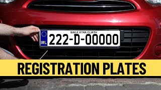 Irish Car Registration Plates  Stylish Road Legal Reg Plates [upl. by Annohsat745]