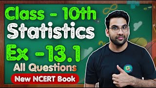 Class  10 Ex  131 Q1 to Q9 Statistics  NEW NCERT  CBSE GREEN Board [upl. by Adnama32]