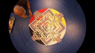 Tibetan Kalachakra Mandala Time Lapse [upl. by Eillime285]